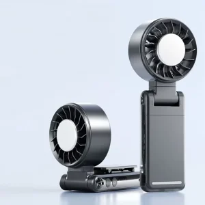 Digital Display Rechargeable Cooling Fans Mini High Speed Pocket Handheld Fan for Office Outdoor Battery Operated