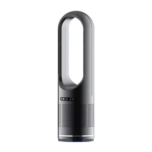 Digital Display Tower Pedestal Air Cooling Cooler Fan Standing Smart Bladeless Fan With Remote Air Purifier