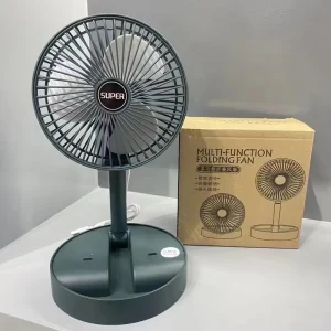 Direct Plug Folding Storage Telescopic Folding Fan English USB Fan Mechanicaltable Plastic No Charging Function