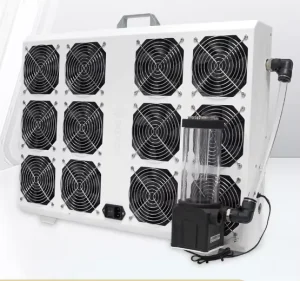 Double Specification Thickened Heat Dissipation Aluminum Drainage Cooling Fan with Efficient and Quiet Cooling Performance