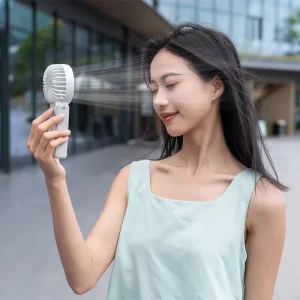 Double blades strong wind 3600mAh rechargeable neck hanging Foldable K67 K68A K68B ice compress handheld portable fan