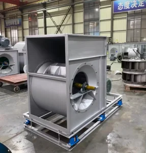 Dual Turbine Air Conditioning Centrifugal Fan Cabinet Type Industrial Ventilation Fan Dual Outlet Blower Boiler Exhaust Fan