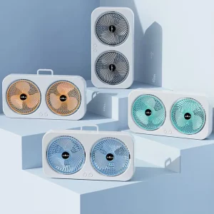 Dual head Table Fan Strong Wind Power Quick Cooling Blower Air Circulation Fans for Home Bedroom Office Outdoor