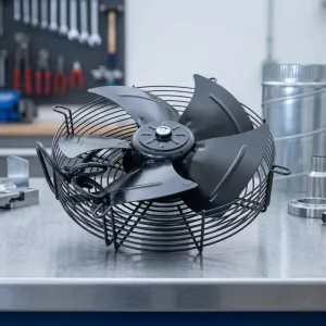 Durable 300mm External Rotor Axial Fan 220V 380V 50Hz Long Life Ball Bearing Motor