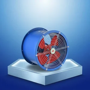 Durable Electric Explosion Proof Axial Flow Fan with Ball Bearing for Chemical Industry Duct Wall Mount OEM ODM Customizable