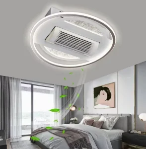 Dynamic Multicolor Ceiling Fan with Light and Remote for Bedroom