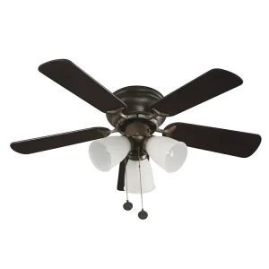 E27 36 Inch Pull Chain Patio Suspended Fandelier Modern Ceiling Fan Lights Celling Fan Quiet LED Ceiling Fan With Light