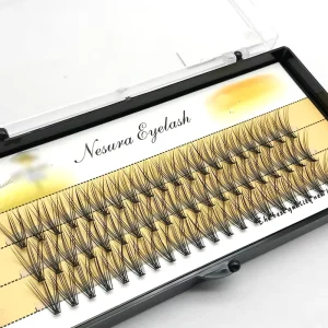 EASY FAN Handmade Cruelty Free Softer Feel Natural Long Eyelash Extensions 10D 20D 0.07 0.1 DIY Fan Eyelashes Clusters