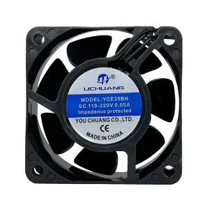 EC 6025 110V~220V AC Universal Low Noise 6cm Energy saving Brushless Ball Bearing Industrial Exhaust Flow Axial Cooling Fan