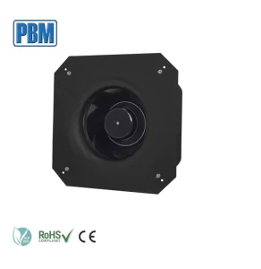 EC AC 72 Motor 220mm Centrifugal Backward Blower Fan with Support Bracket