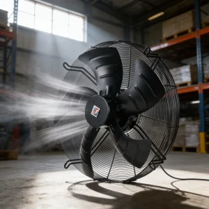 ECG EC External Rotor Axial Flow Industrial Exhaust Fan 250mm for Cold Storage and Air Compressor Cooling