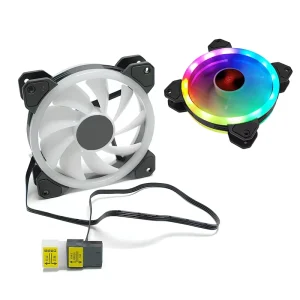 ER01 ARGB LED Cooling Fan 5V 4Pin PWM Desktop Gaming PC Case Cooler for Computer Heatsink