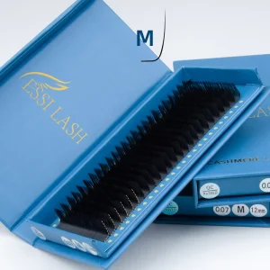 ESSI LASH Faux Mink L M Curl Lash Trays with Custom logo High Quality De Cilios Eyelash Extensions