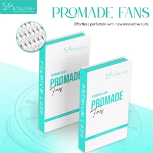 EYELASH Handmade Silk Narrow Promade Fans 3D 8D14D Matte Black Pointy Base Premade Volume Fan Loose Lash Extension