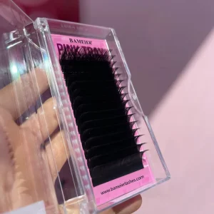 Easy Fan Lashes 3D-8D Volume Self-Fanning Blooming Eyelash Extensions Mixed Length 8-14mm Lash Extensions