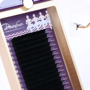 Easy Fanning Fast Bloom Automatic Flowering Fan Lashes Soft and Natural Russian Volume Eyelash Extensions