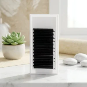 Easy Fanning Lash Extensions 0.07 D for 20mm Professional Russian Volume Silk Semi Hand Made False Eyelashes Self Fanning