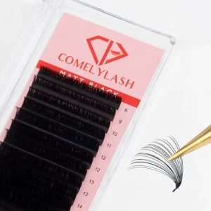 Easy Fanning Volume Lashes D Curl Mink Easy Fan Eyelash Extensions C d 15 25MM Easy Fan 0.3 L Curl