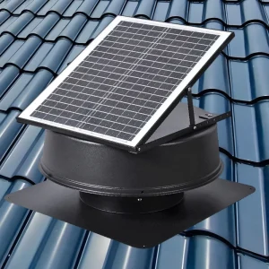 Easy Installation Customizable Improve Air Quality Exhaust Radiator DC Brushless Solar Attic Roof Fan OEM ODM