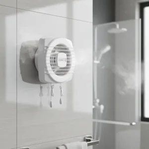 Easy Installation Wall Mount Portable Kitchen Mini Ventilating Exhaust Fan Electric Plastic OEM ODM