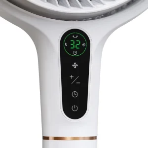 Eco-Friendly Design Lightweight Industrial 3D Auto Oscillation Plastic Wire Cooling Electric Floor Fan Remote Control Digital