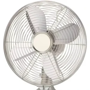 Eco Friendly Low Noise Metal Electric Table Fan Mechanical Control Portable Oscillating High Velocity Airflow Box Household