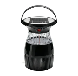 Eco Friendly Solar Smart Suction Fan Indoor Outdoor Mosquito Fruit Fly & Insect Killing Lamp Pest Control