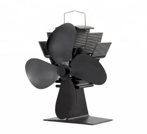 Eco friendly Heaters for Winter Home Wood Fireplace Heat Powered Exhaust Stove Fan Pellet Stove 4 Blades Silent Ecofan