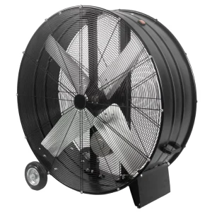 Electric 110V 220V 36″ 42″ 48″ Industrial Drum Fan High Velocity Heavy Duty Aluminum Belt Drive Cooling Air Floor ODM OEM Ball