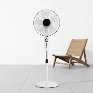 Electric 18-inch Floor Fan 5 Blades Mechanical Control Strong Wind Fan Air Cooling Fan for Outdoor & Household Use
