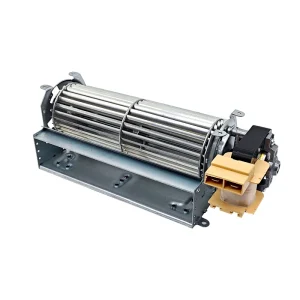 Electric 220V AC DC Metal Cross flow Fan 3 Speed Outdoor Use for Fireplace Heaters & Air Purifiers