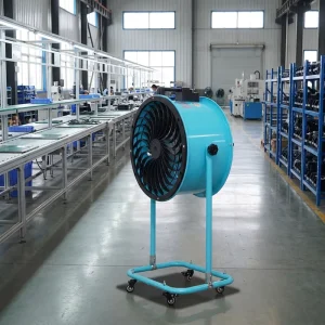 Electric AC Axial Flow Aluminum Movable Fan for Industrial Ventilation and Cooling
