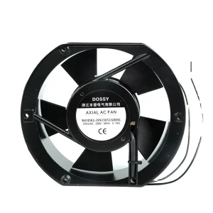 Electric AC Axial Flow Fan OEM ODM 110V 380V 6 in Aluminum Alloy with Ball Bearing Plastic Blades