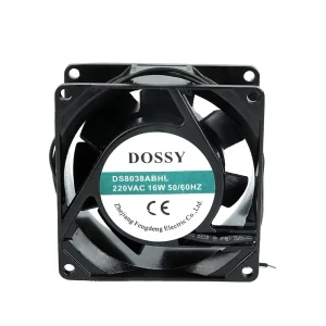 Electric AC Axial Panel Fans 80x80x38mm Ball Bearing OEM
