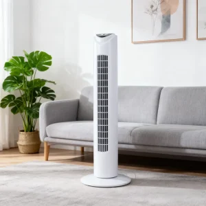 Electric Air Cooler Tower Pedestal Fan with Remote New Design for Household Office