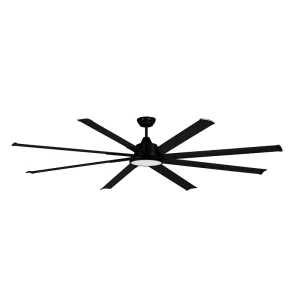 Electric Air Cooling Heavy-Duty 84″ 8 Aluminum Blade Industrial Ceiling Fan LED Light ETL Certified 5-Speed RV
