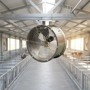 Electric Aluminum Poultry Cooling System Greenhouse Roof Mounted Circulation Fan