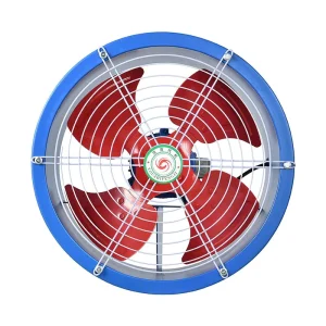 Electric Axial Flow Cooling Fan Carbon Steel Blades Hanging Wall Mount 220V 380V 12in Diameter Agriculture Use OEM Customizable