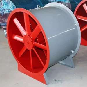 Electric Axial Flow Fan T35 Stainless Steel Carbon Steel Blades Commercial Industrial Duct Smoke Exhaust Fan 230V Oil