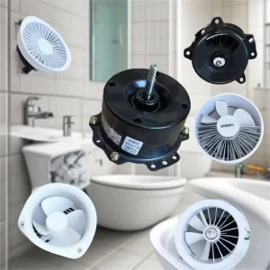 Electric Axial Flow Fans Motor Copper Material for Household and Outdoor Application
