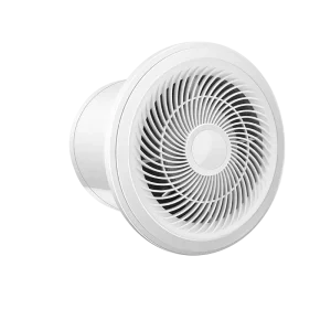 Electric Bathroom Exhaust Fan Powerful Silent Two way Wall mounted Bathroom Exhaust Fan with Ball Bearing Pipe Axial Flow Design