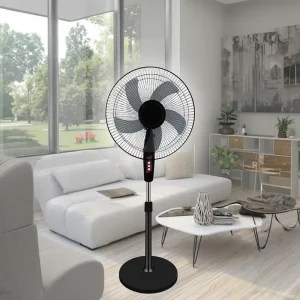 Electric Button Floor Fan 16inch Blade Diameter Outdoor Household Use AC Fan