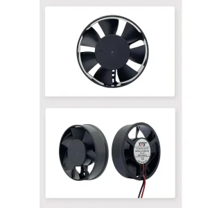 Electric DC Axial Fan DF50B12M Ball Bearing 24V Low Noise Industrial Cabinet Exhaust Cooling Extraction Fan PBT Round Frame