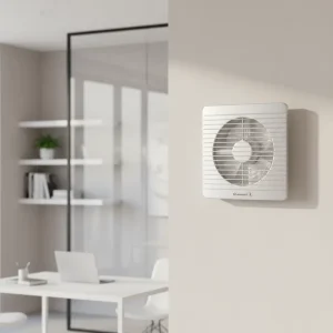 Electric DC Brushless Motor Shutter Window Wall Mount Bathroom Extractor Ventilation Exhaust Fan OEM/ODM Customizable Plastic