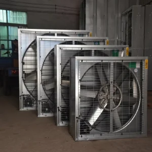 Electric Direct Drive Motor Industrial Push Pull Exhaust Fan with Galvanized Steel Blades OEM for Indoor Ventilation
