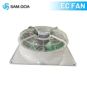 Electric EC Motor Axial Exhaust Fan Variable Speed Kitchen Hood Commercial Ventilation Fan OEM