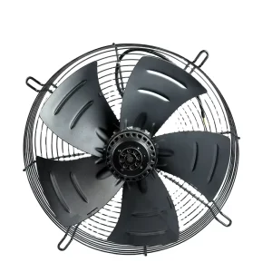 Electric Exhaust Fan with Cast Iron Blades and Mesh Enclosure 220V 380V OEM ODM Customizable