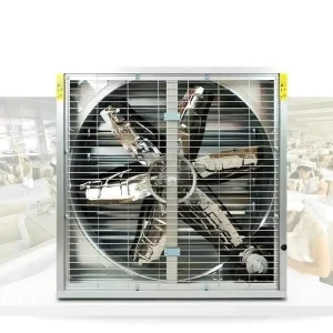 Electric Exhaust Fan with Stainless Steel Blades and Dual Ball Bearing for Reliable Agricultural Ventilation