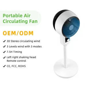 Electric Floor Fan with Outdoor Stand High End Floor Fan EU Customized Floor Drying Fan Floor Standing Air Circulation Fan