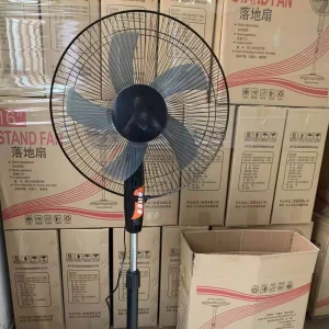 Electric Floor Stand Fan 16 Inch Oscillating Pedestal Fans 40 Watt With 5 Blades